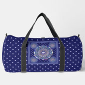 Blue Rosace Duffle Bag (Vorderseite)