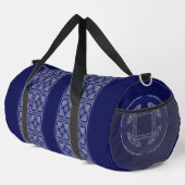 Blue Rosace Duffle Bag (Rechte Ecke)
