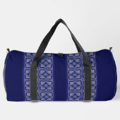 Blue Rosace Duffle Bag (Rückseite)