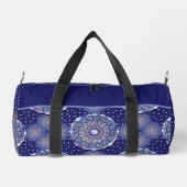 Blue Rosace Duffle Bag (Rückseite)