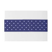 Blue Rosace Einladungsbanderole (Rückseitenbeispiel)