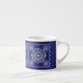 Blue Rosace Espressotasse (Rechts)