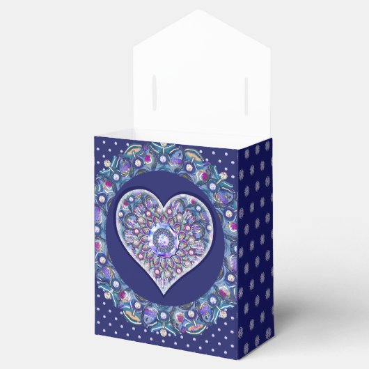 Blue Rosace Geschenkschachtel (Geöffnet)