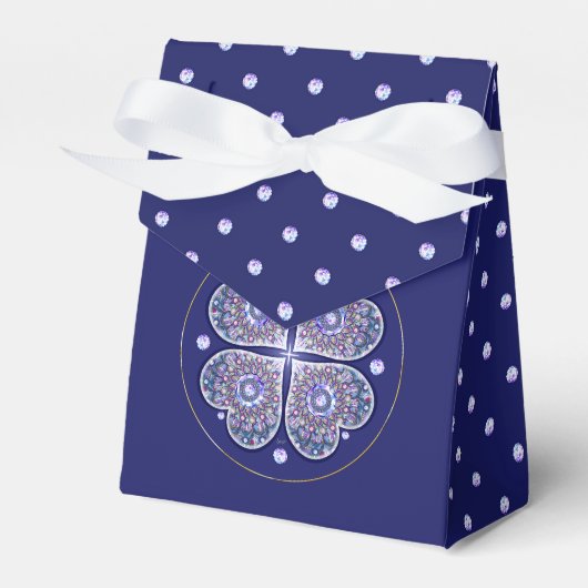 Blue Rosace Geschenkschachtel (Vorderseite)