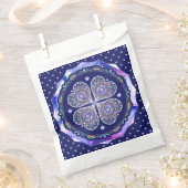 Blue Rosace Geschenktütchen (Ausgeschnitten)