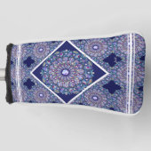 Blue Rosace Golf Headcover (Vorderseite)