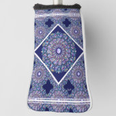 Blue Rosace Golf Headcover (Rotieren 90)