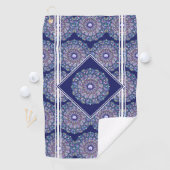 Blue Rosace Golfhandtuch (Insitu)