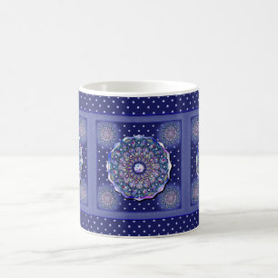 Blue Rosace Kaffeetasse