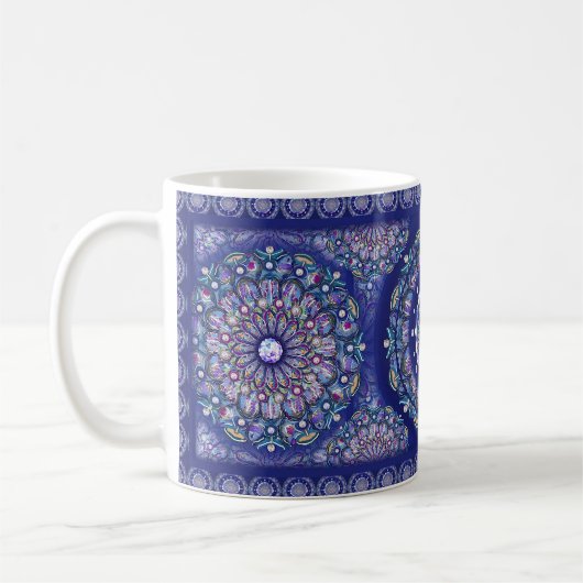 Blue Rosace Kaffeetasse (Links)