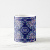 Blue Rosace Kaffeetasse (Mittel)