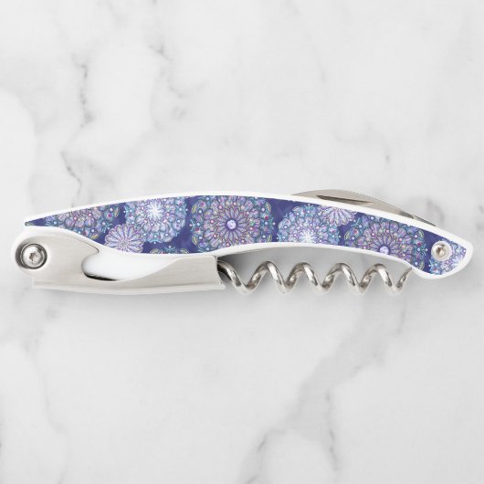 Blue Rosace Kellnermesser (Vorderseite)