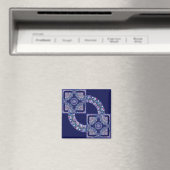 Blue Rosace Magnet (In Situ (Geschirrspüler))