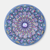 Blue Rosace Magnet (Vorne)