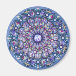 Blue Rosace Magnet