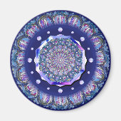 Blue Rosace Magnet (Vorne)