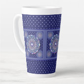 Blue Rosace Milchtasse (Linke Ecke)