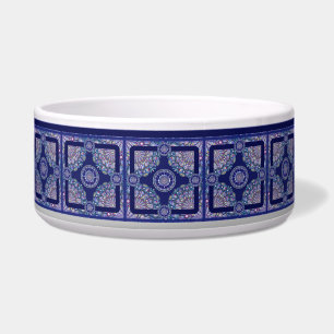 Blue Rosace Napf