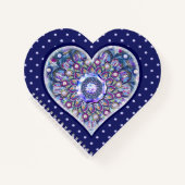 Blue Rosace Notizblock (Vorderseite)