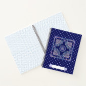 Blue Rosace Notizblock (Innenseite)