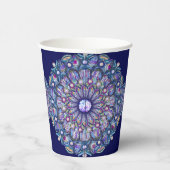 Blue Rosace Pappbecher (Rechts)