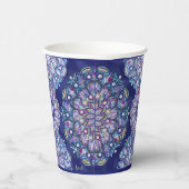 Blue Rosace Pappbecher (Rechts)