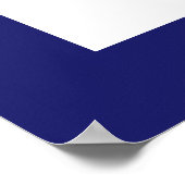 Blue Rosace Poster (Ecke)