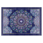 Blue Rosace Schneidebrett (Vorderseite)