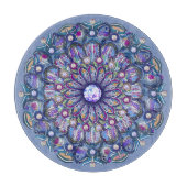 Blue Rosace Schneidebrett (Vorderseite)