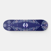 Blue Rosace Skateboard (Horizontal)