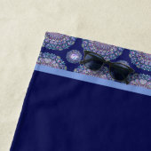 Blue Rosace Strandtuch (Beispiel)