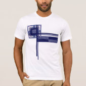 Blue Rosace T-Shirt (Vorderseite)