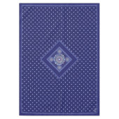 Blue Rosace Tischdecke (Vorderseite)