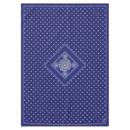 Blue Rosace Tischdecke