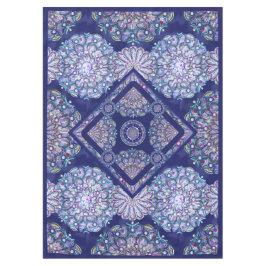 Blue Rosace Tischdecke