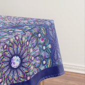 Blue Rosace Tischdecke (Beispiel)