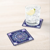 Blue Rosace Untersetzer (Vor Ort)