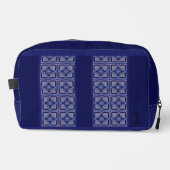 Blue Rosace Waschbeutel (Vorderseite)