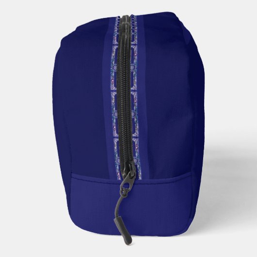 Blue Rosace Waschbeutel (Rechts)