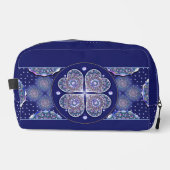 Blue Rosace Waschbeutel (Vorderseite)