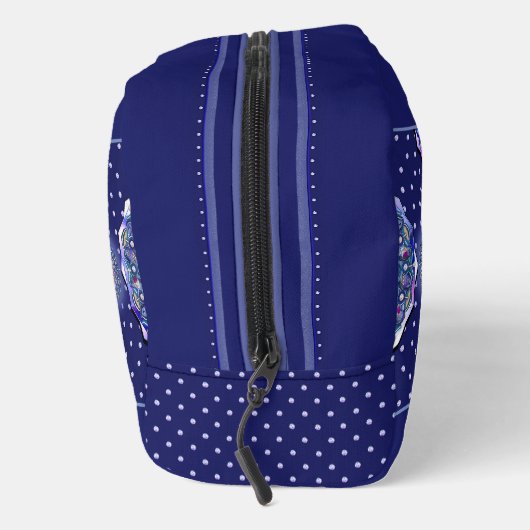 Blue Rosace Waschbeutel (Rechts)