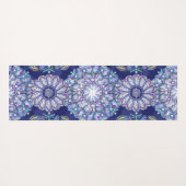 Blue Rosace Yogamatte (Rückseite (Horizontal))