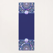 Blue Rosace Yogamatte (Rückseite)