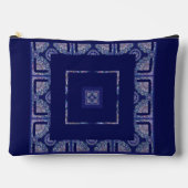 Blue Rosace Zubehörtasche (Vorderseite)