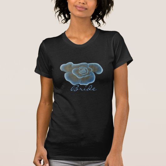 Blue Rose Blume Bridge to Shirts (Vorderseite)