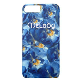 Blue Rose Blumenfloral Foto iPhone 8/7, selten dor Case-Mate iPhone Hülle