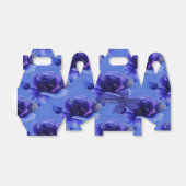 Blue Rose Blumenmuster Gable Fevor Box Geschenkschachtel (Ungefaltet)