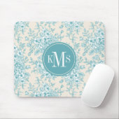 Blue Rose Bouquet Garden Blumenmuster Mousepad (Mit Mouse)