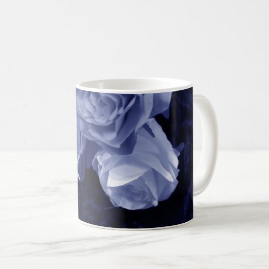 Blue Rose & Cross | TASSE (VorderseiteRechts)