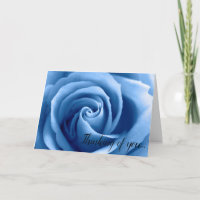 Blue Rose Denken Sie an Sie